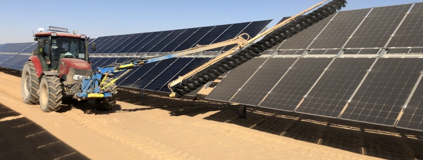 SunBrush® mobil and Infinity establish service base at Benban, Africa's largest solar park