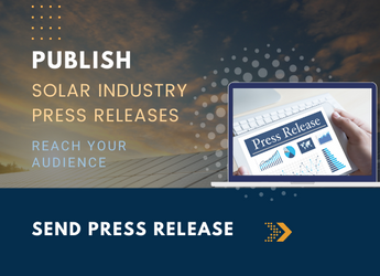Publish solar industry press releases