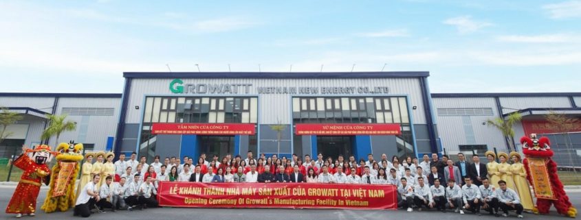 Growatt opens new solar inverter and battery manufacturing facility in Vietnam